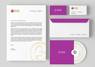 禧月閣國際母嬰護理會所品牌LOGO設(shè)計